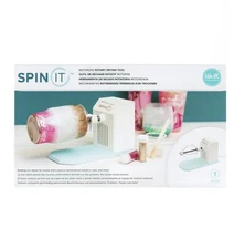 *NEW* Spin It Motorized Rotary Drying Tool Cups Resin Finish We R Memory Keepers