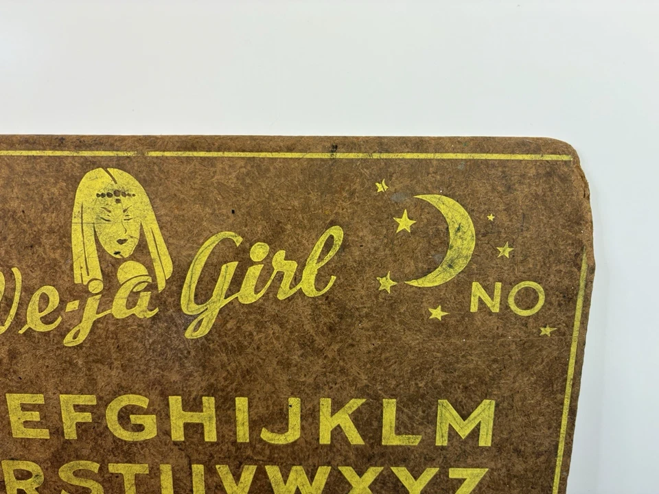 We-Ja Girl Talking Board 1940s Spirits Halloween Ghosts We Ja Ouija - Image 3 of 4