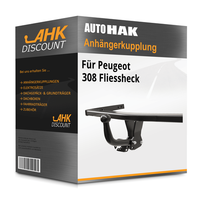 FüR Peugeot 308 Fliessheck 09.2013-06.2021 Auto Hak AnhäNgekupplung Starr Neu