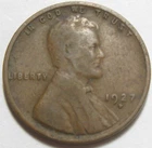1927-D Lincoln Wheat Cent - #10000-44