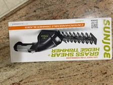 SUN JOE HJ604C 7.2-VOLT CORDLESS GRASS SHEARS TRIMMER CHARGER BATTERY - BLACK