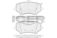 Bremsbelagsatz Hinten ZF Sachs-System für Mercedes EQE V295 X294 EQS ab 21->