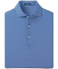 Turtleson Tanner Stripe Performance Polo Golf Shirt Men