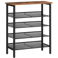 Schuhregal Verstellbar Metall Flach Neigbar Eingang Korridor Vintage 60 X 85 Cm
