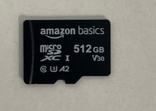 512GB AMAZON BASICS MICRO SD CARD V30 A2 XC I