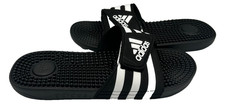 Adidas Men's Adissage Slip On Slides Comfort Sandals Black/White Size:11 112Q