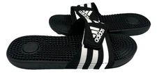 Adidas Men's Adissage Slip On Slides Comfort Sandals Black/White Size:11 112Q