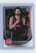 2025-26 Bowman Basketball Cade Cunningham Chrome #BCV-74 Pistons