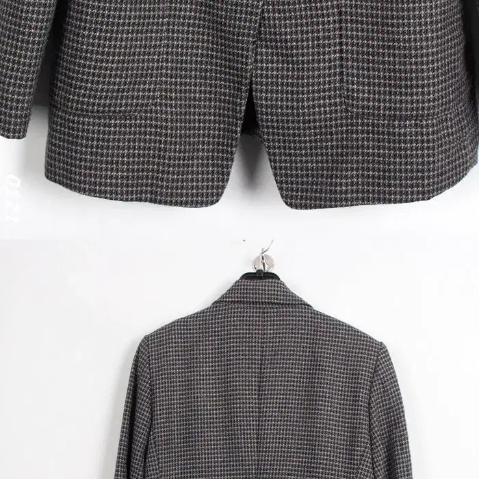 16-8 Edge Basic Women's Checkered Two-Button Jack… - image 2