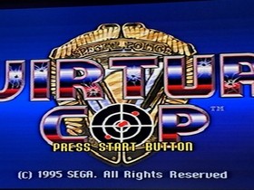 Sega Saturn Virtua Cop And Virtua Fighter Discs Only