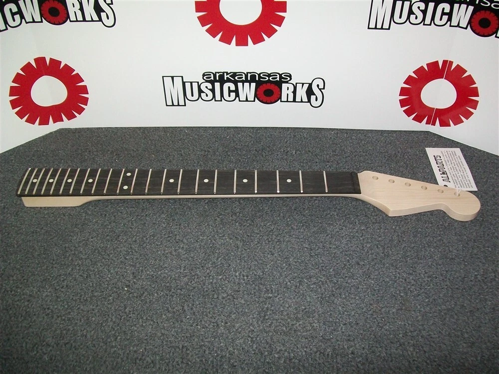 NEW Allparts Fender Licensed Maple Fender Strat Neck Ebony Fingerboard SEO