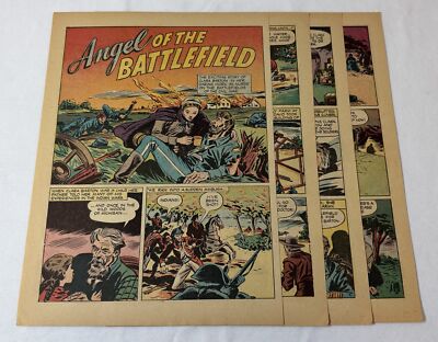 1944 seven page cartoon story~ CLARA BARTON American Red Cross