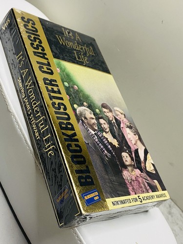 1992’ BLOCKBUSTER CLASSICS-It’s A Wonderful Life New Sealed VHS (Jimmy Stewart) - Picture 8 of 16
