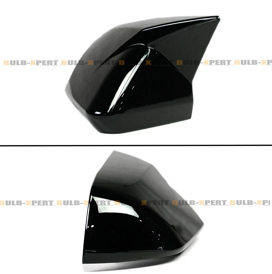PARA 2024-25 FORD MUSTANG M ESTILO BRILHO PRETO TAMPA DE ESPELHO LATERAL TAMPAS COM LUZ LED - Imagem 4 de 4