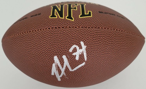 Nick Mangold New York Jets signed football COA exact proof autographed - Imagen 2 de 3