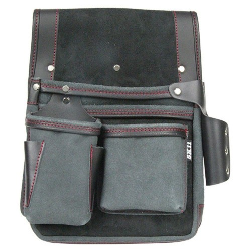 SK11 OEM Tool Pouch Leather Nail Bag Sumitubo Holder (300x330x100mm) SMK-3MS CN - Picture 2 of 4