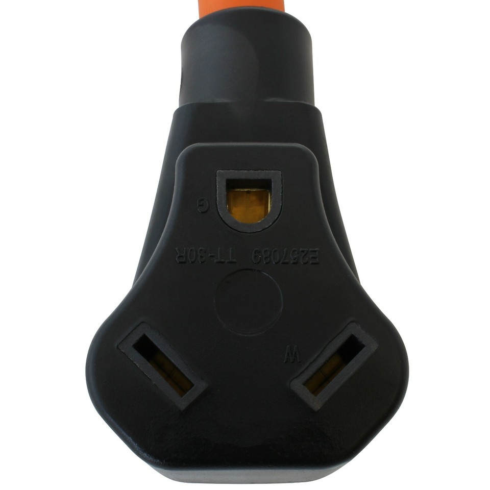 30 Amp NEMA L5-30P To NEMA L5-30R Locking RV/Marine Plug Adapter By AC WORKS ® E - Foto 14