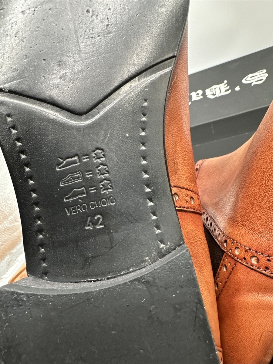 S \'Baker Leather Chelsea Boots Walnut men\'s Size 9 EU 42 S  main image 2