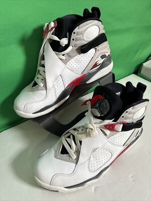 Size 8.5 - Jordan 8 Retro White 2013 | eBay
