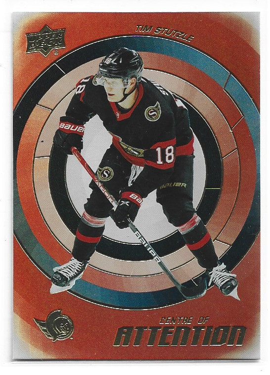22-23 Upper Deck Centre of Attention Gold Tim Stutzle CA-14