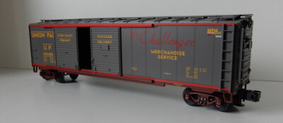 MTH Premier  US 50' Dbl. Door Box Car Union Pacific Spur 0 3-Leiter Sondermodell
