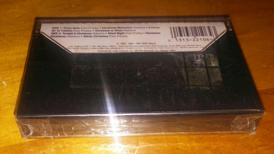 NOS Vintage 1991 Christmas Memories Elvis Alabama BMG Music Cassette Tape Sealed - Image 2 of 3