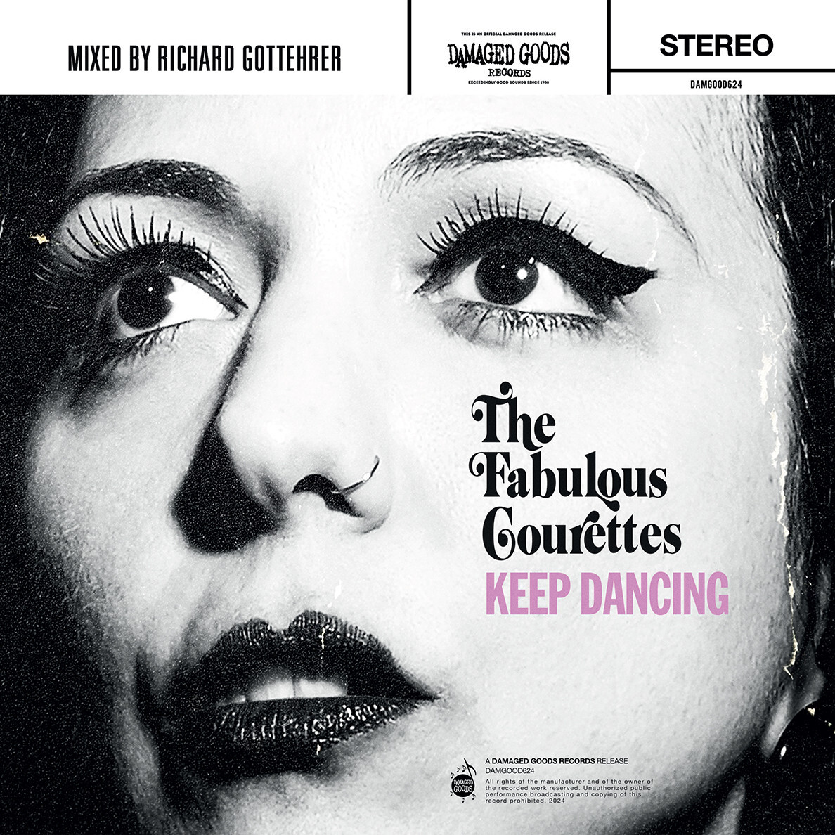 The Courettes : Keep Dancing/Boom Boom Boom VINYL 7"" Single Coloured Vinyl