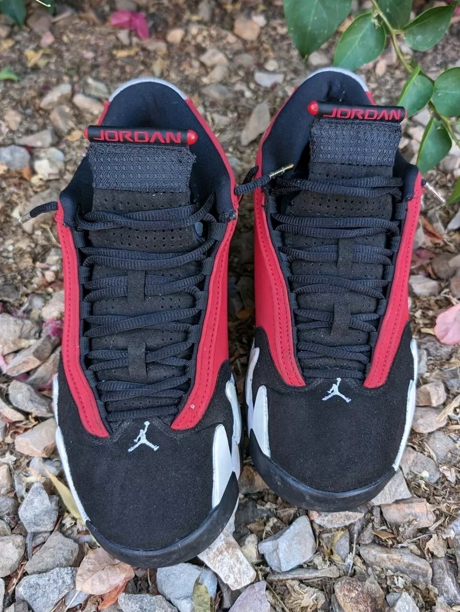 Air Jordan 14 Retro Gym Red Style487471-006Black Off-white Men\'s Size 9 Air Jordan 14 Retro Gym Red 487471-006 Men Size | eBay main image 4