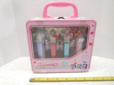 PEZ Sanrio Hello Kitty & My Melody New & Sealed 4 Pc. Pink Lunchbox