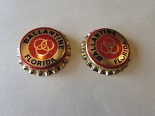 Vintage Ballantine Beer Metal Florida Cap NOS