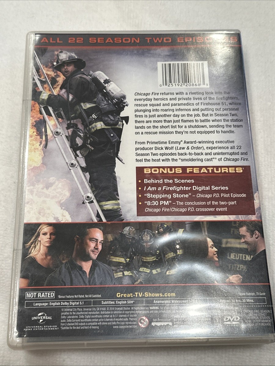 Chicago Fire: Season Two (DVD, 2013) | eBay