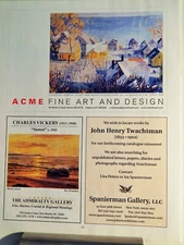 E AMBROSE WEBSTER ART PIECE VTG ORIG  2002 ADVERTISEMENT