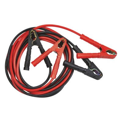 Osram Starterbatterie 900A Starterkabel mit Klemmen Auto und Motorrad 12-24V 4,5m