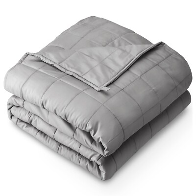 Bare Home Weighted Blanket, All-Natural 100% Cotton, Premium Heavy Blanket