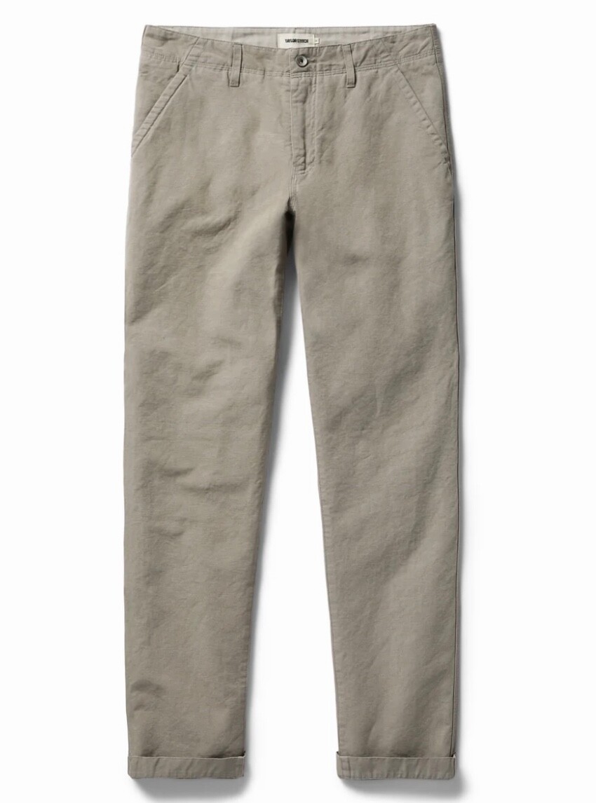 NEW Taylor Stitch The Morse Pant in Oyster Slub For Men's 32