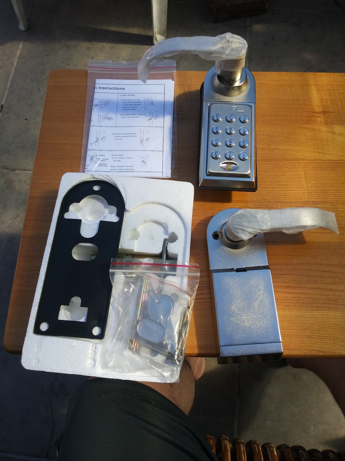 Keyless Electronic Deadbolt Lock with Touchpad Code by Lockey-image