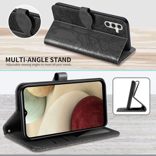 PU Leather Folio Flip Cover with Card Slots for Samsung Galaxy A15 5G - 第 22/23 張圖片