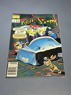 Ren & Stimpy #2 Marvel Comic Book 1993 w/ Dr. Renhöek-Einstein!