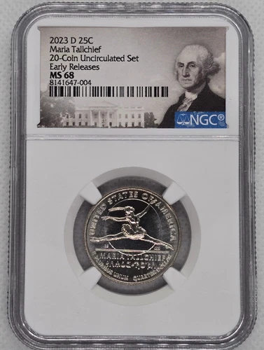 2023 D Maria Tallchief 25c NGC MS 68 American Women Quarter