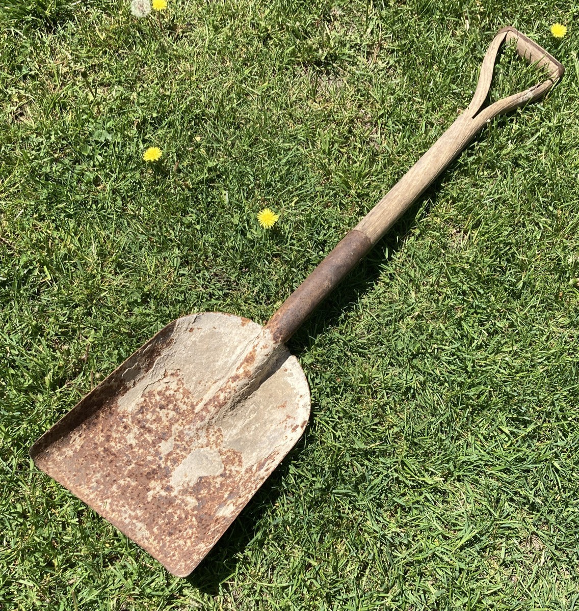 Antique The Wood Shovel & Tool Co, Piqua Ohio, Farm 39” Wooden