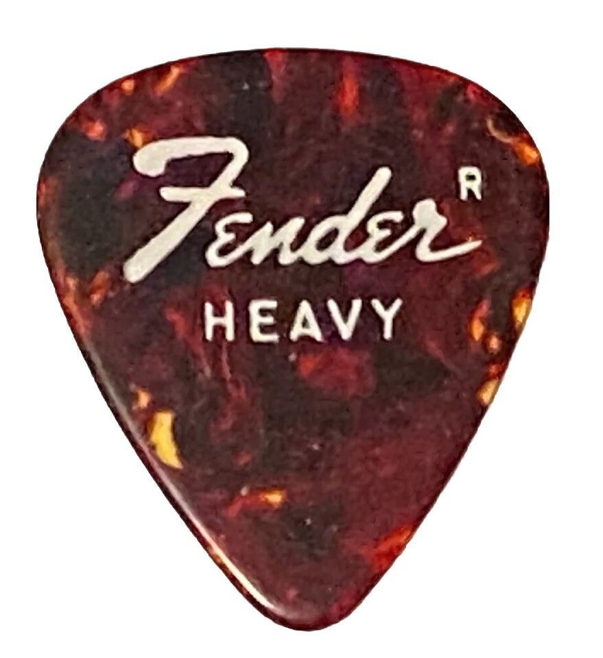 Vintage Guitar Picks-1970’s Fender -351-Heavy-Tort Celluloid- NOS