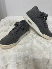 Nike Air Jordan 3 Retro Gray Wool BG Basketball Shoes sz 6Y RARE
