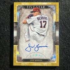 2018 Topps Five Star Jose Berrios Gold Autograph Auto /10 Twins 💎