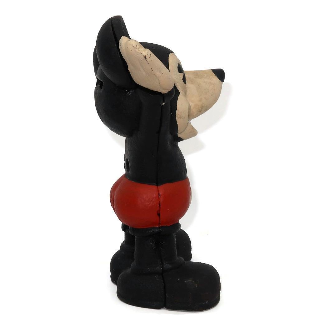 Vintage Collectible Disney Cast Iron Bank HEAVY Mickey Mouse Vintage Collectible Disney Cast Iron Bank HEAVY Mickey Mouse