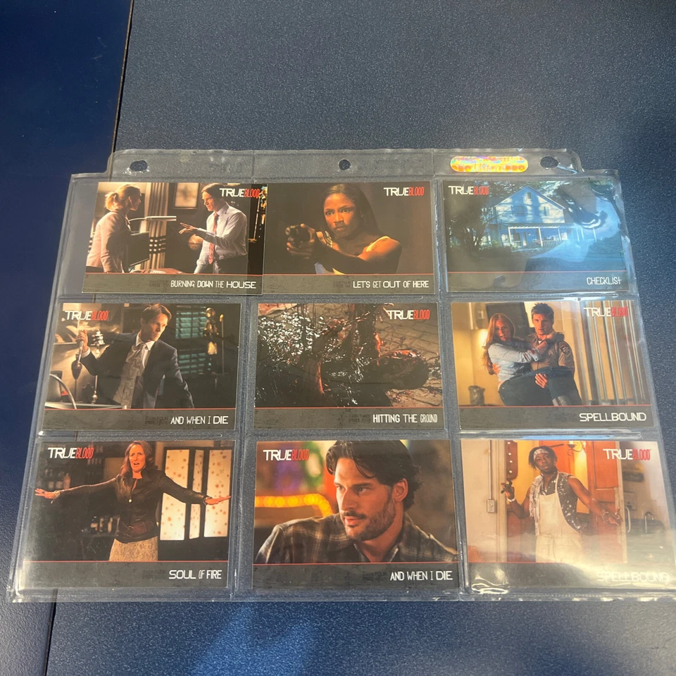 Lote de 66 cartas colecionáveis True Blood HBO Merch Sookie Stackhouse Bill Vampires - Imagem 3 de 4