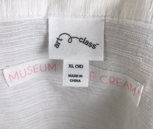 NWT Art And Class Museum Of Ice Cream Mint Chip White T Shirt Size XL (16) - Picture 4 of 6