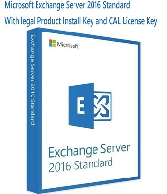Microsoft Exchange Server 2016 Standard w 100 CALs. Important Read Description