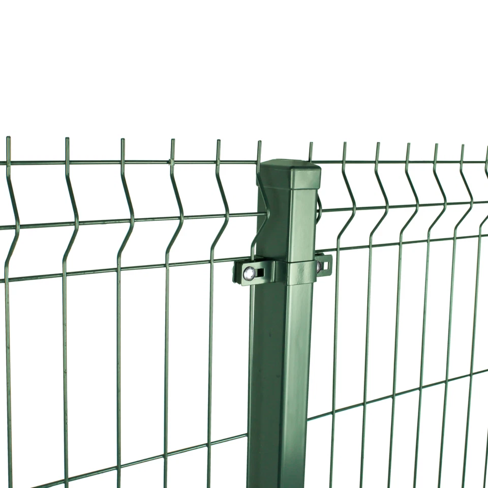 Stabgitterzaun Einzelstabmatte Gartenzaun Mattenzaun 3D Verschiedene Höhen - Bild 4 von 4