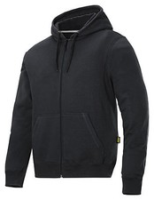 Snickers Workwear 2801 Classic Zip Hoodies Mens Hoodies SnickersDirect Black