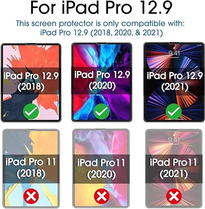 Protector Pantalla Cristal Templado amFilm para iPad Pro 12.9" (2022/2021/2020/2018) Foto 2 de 4